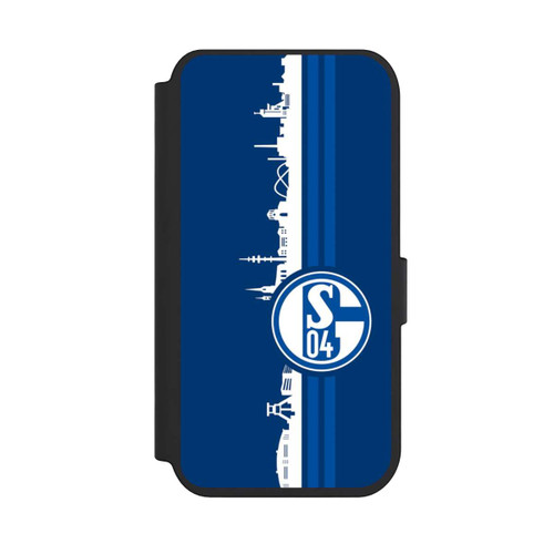 Apple iPhone 14 Pro NIVOflip Schalke 04 Skyline Blau