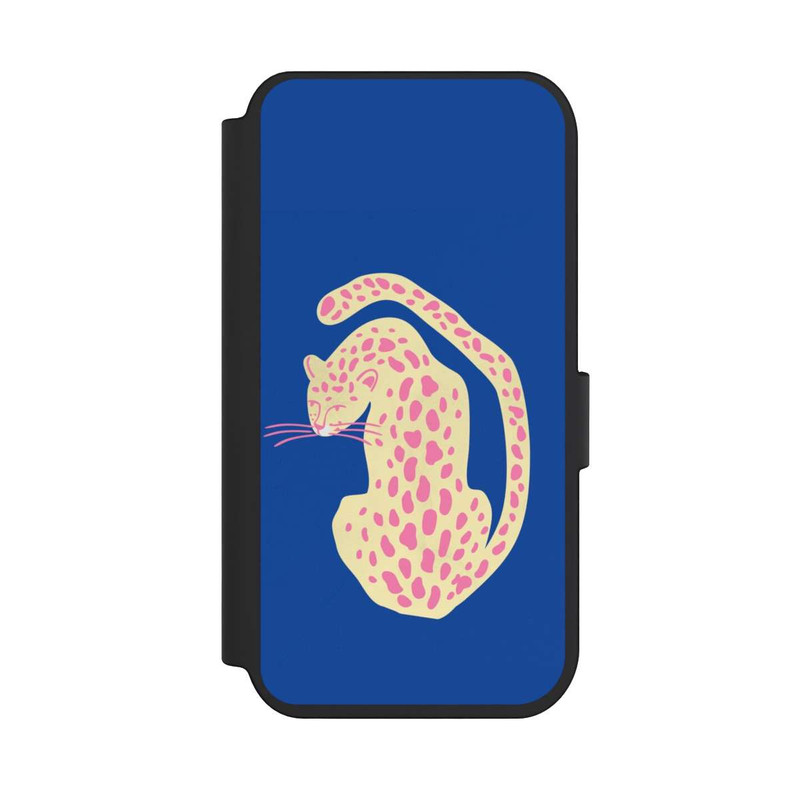 iPhone 14 Pro NIVOflip Blue Pink Cat