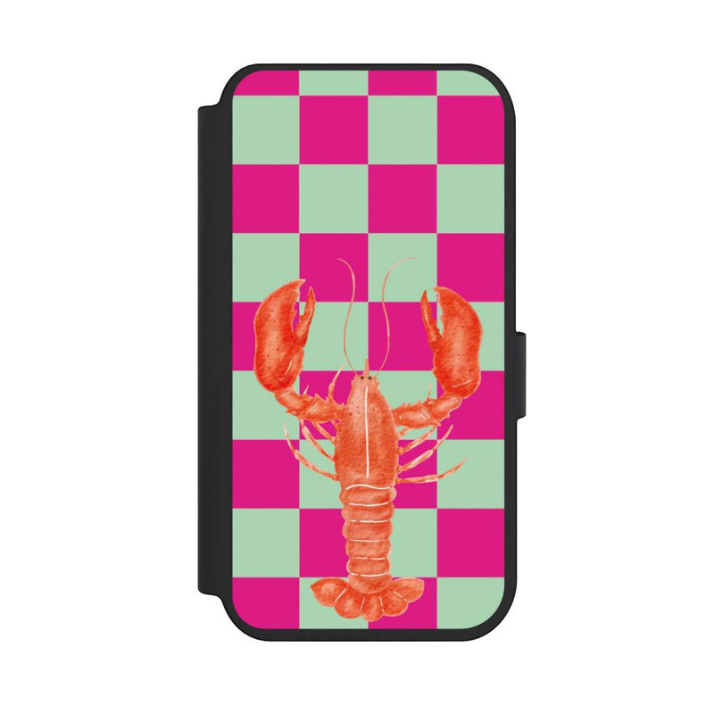 iPhone 14 Pro NIVOflip Pink Checkers Lobster