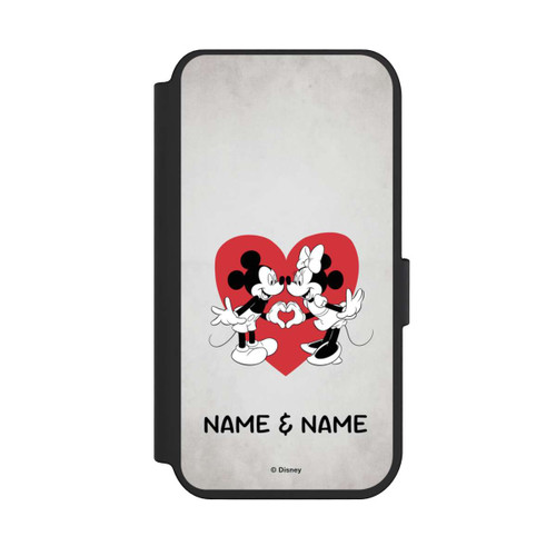 Apple iPhone 14 Pro NIVOflip Minnie und Micky Personalisierbar