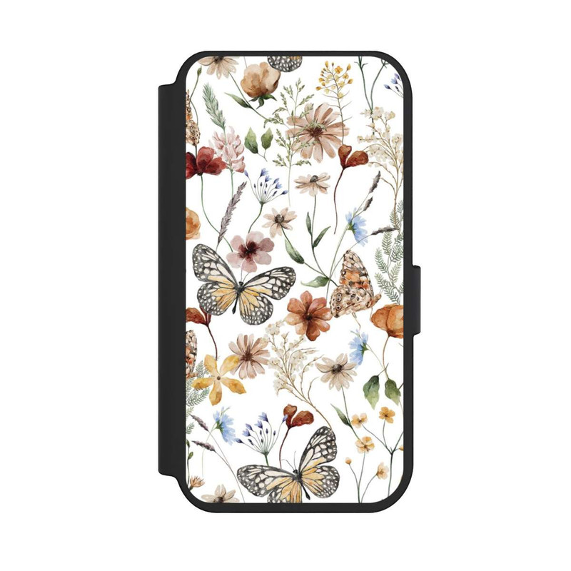 iPhone 14 Pro NIVOflip Wildflowers and Butterflies Pattern