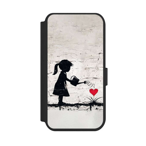 Apple iPhone 14 Pro NIVOflip Girl Watering Bunch of Flowers 