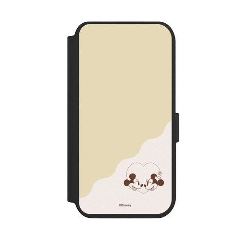 Apple iPhone 14 Pro NIVOflip Mickey and Minnie Love Heart Beige