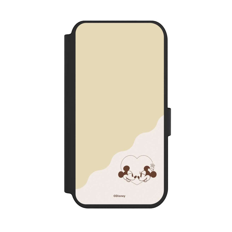 iPhone 14 Pro NIVOflip Mickey and Minnie Love Heart Beige