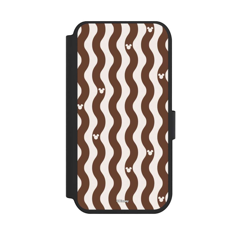 iPhone 14 Pro NIVOflip Micky Muster Braune Wellen
