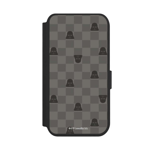Apple iPhone 14 Pro NIVOflip Darth Vader Schachbrettmuster Schwarz