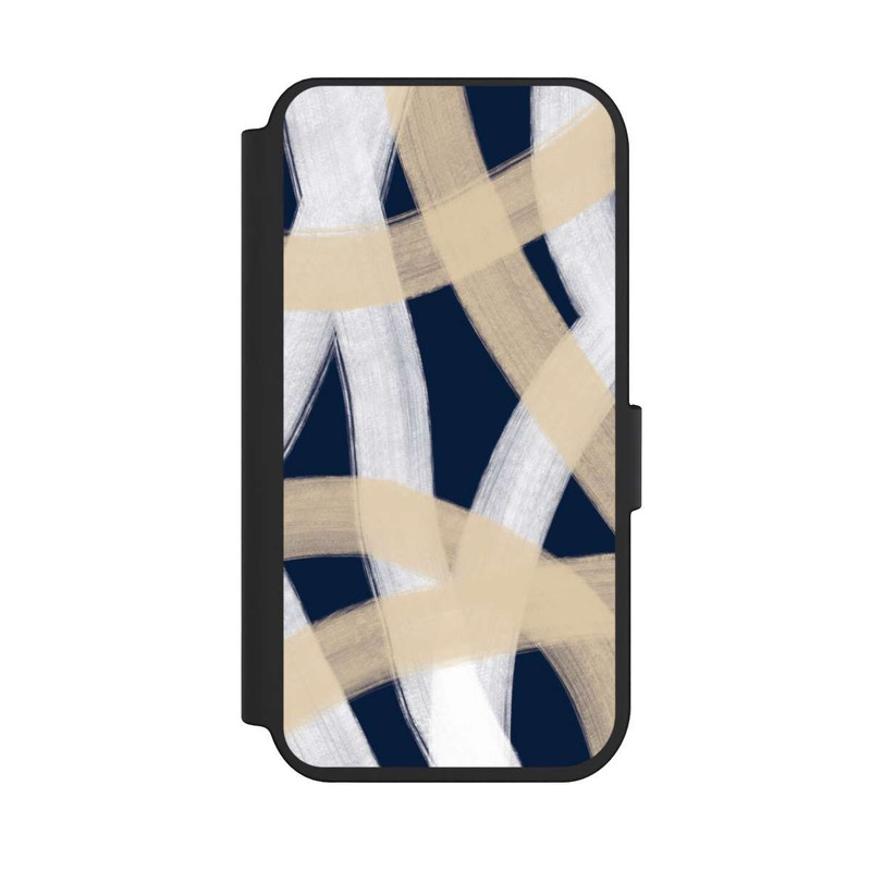 iPhone 14 Pro NIVOflip Laced Up Beije Blue