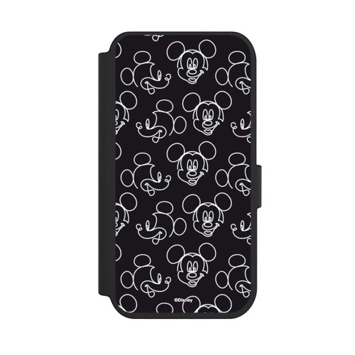 Apple iPhone 14 Pro NIVOflip Disney Mickey Muster Schwarz
