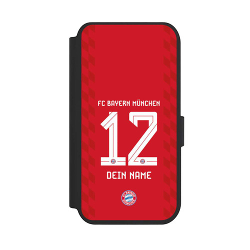 Apple iPhone 14 Pro NIVOflip FC Bayern München Trikot Personalisierbar 25-26