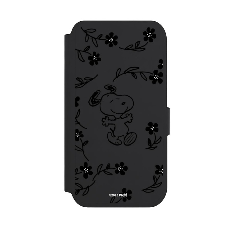 iPhone 14 Pro NIVOflip Snoopy und Flowers Transparent