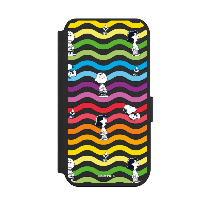 iPhone 14 Pro NIVOflip Snoopy Pattern Rainbow Transparent