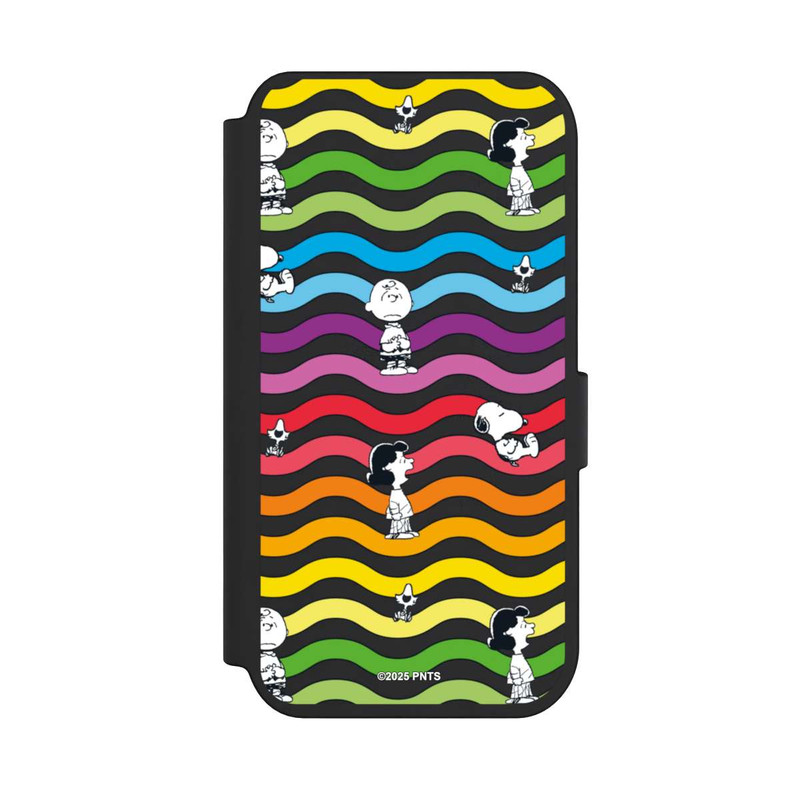 iPhone 14 Pro NIVOflip Snoopy Pattern Rainbow Transparent