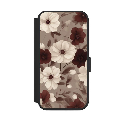 Apple iPhone 14 Pro NIVOflip Negative Flower Bordeaux White with AI
