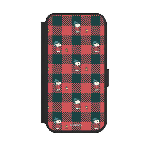 Apple iPhone 14 Pro NIVOflip Peanuts Rot Schottenmuster
