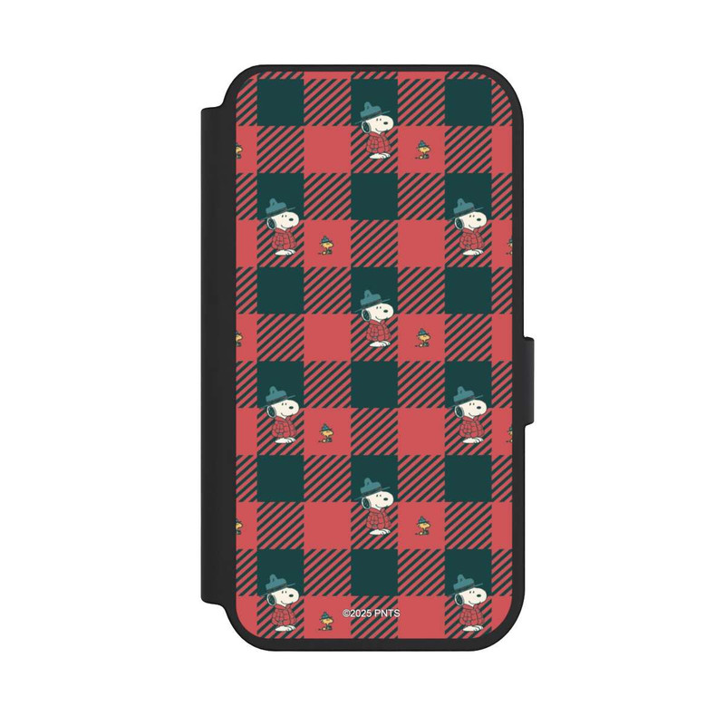 iPhone 14 Pro NIVOflip Peanuts Rot Schottenmuster