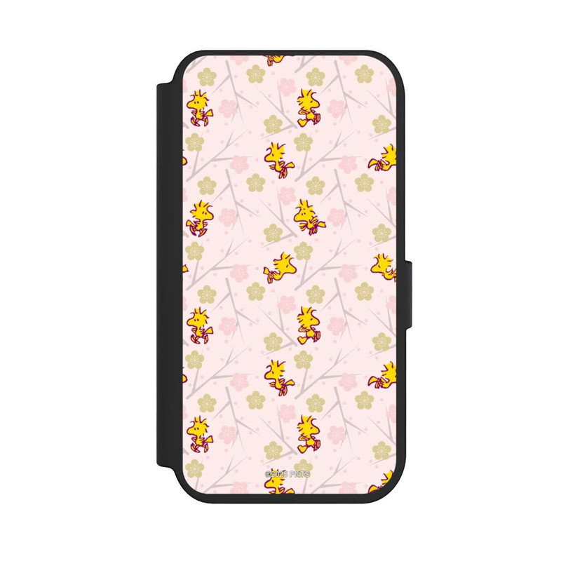 iPhone 14 Pro NIVOflip Woodstock Pink Muster