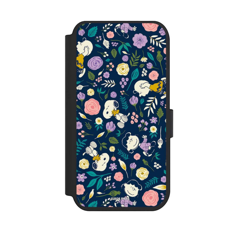 iPhone 14 Pro NIVOflip Peanuts Dark Flower Pattern