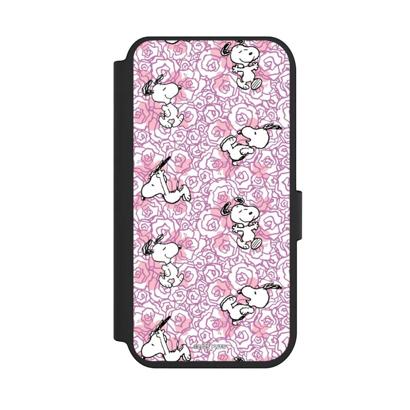 iPhone 14 Pro NIVOflip Peanuts Pink Roses Pattern