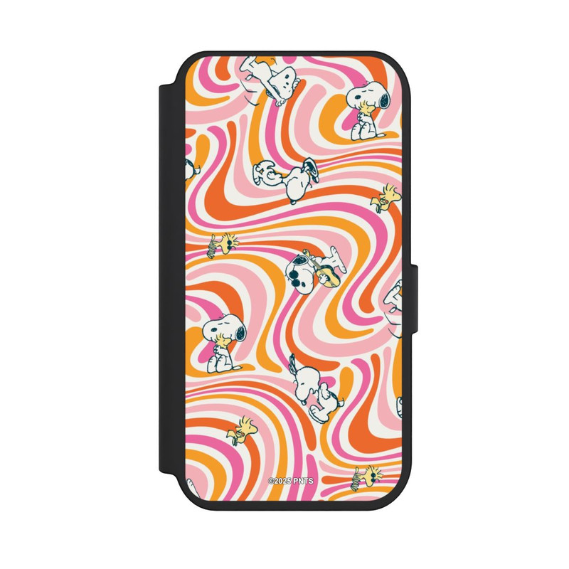 iPhone 14 Pro NIVOflip Peanuts Hippie Pattern Orange