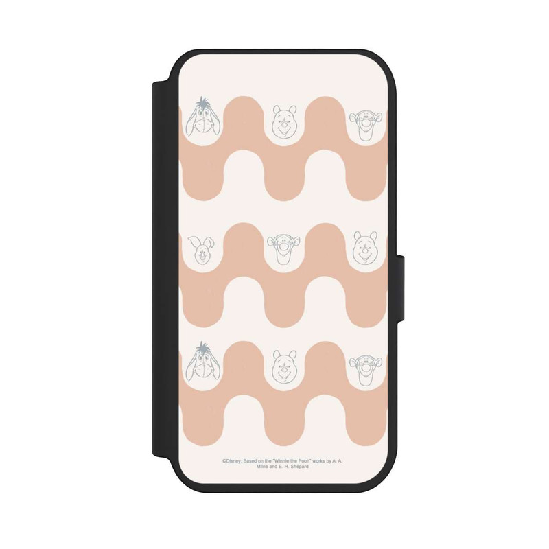 iPhone 14 Pro NIVOflip Winnie Puuh und Freunde Wellenmuster