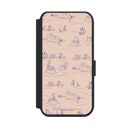 Apple iPhone 14 Pro NIVOflip Winnie Puuh Keramik Muster Brücke Pink