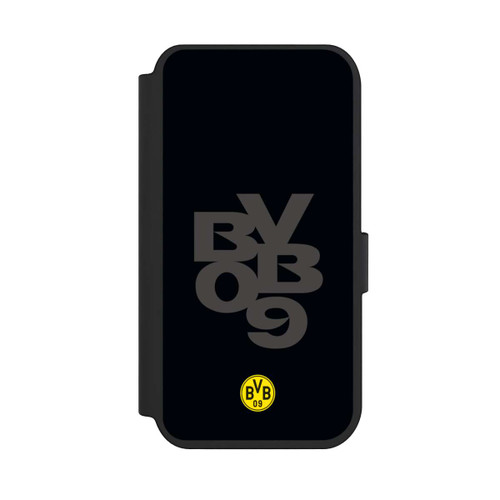 Apple iPhone 14 Pro NIVOflip BVB09 Grau Schwarz