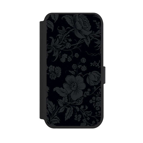 Apple iPhone 14 Pro NIVOflip Dunkle Blumen Vintageoptik