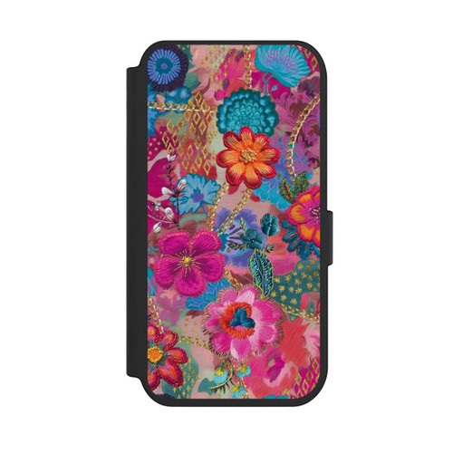 Apple iPhone 14 Pro NIVOflip Patchwork Blumen Mit KI