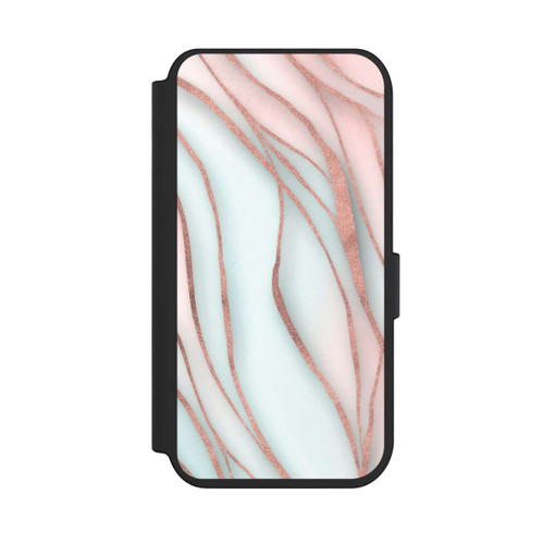 Apple iPhone 14 Pro NIVOflip Soft Waves Gold Rose Gold