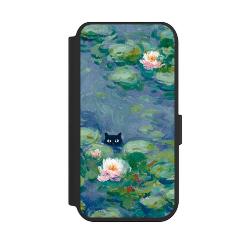 Apple iPhone 14 Pro NIVOflip Katze im Teich Gemälde