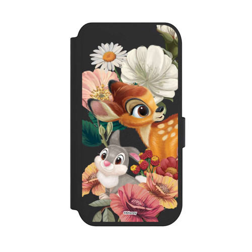 Apple iPhone 14 Pro NIVOflip Bambi und Klopfer Blumen Transparent