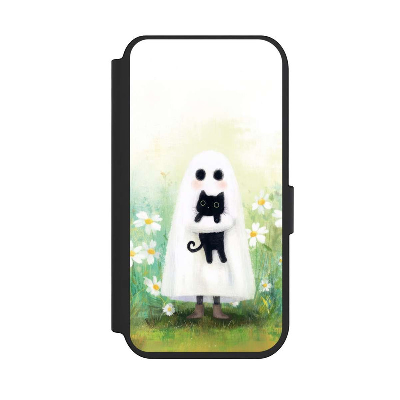 iPhone 14 Pro NIVOflip Ghost Hug for Cat Halloween with AI
