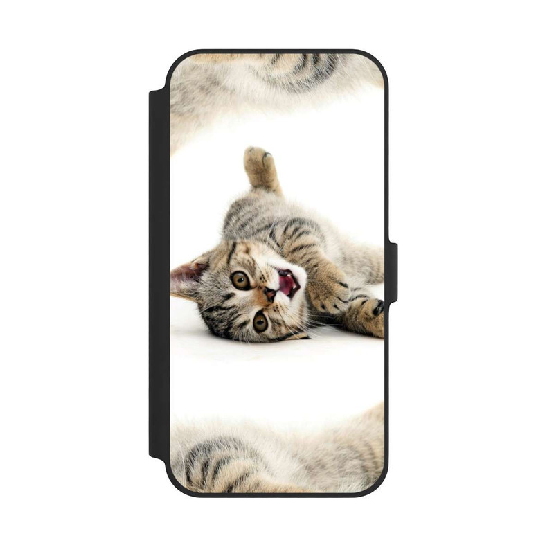 iPhone 14 Plus NIVOflip Sich wälzende Katze