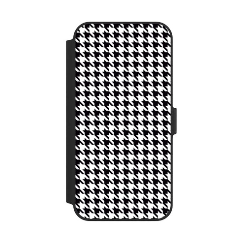 Apple iPhone 14 Plus NIVOflip Hahnentritt Schwarz Weiß