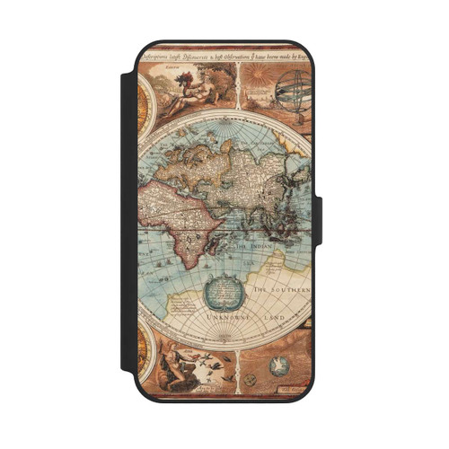 Apple iPhone 14 Plus NIVOflip Vintage Weltkarte