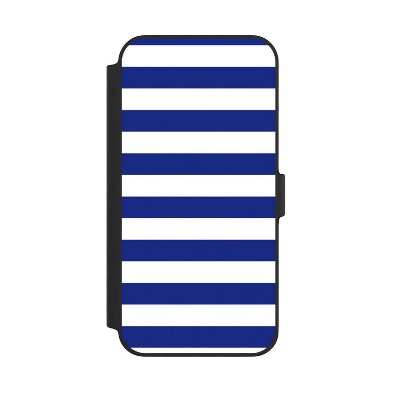 iPhone 14 Plus NIVOflip Sailorstripes Blau
