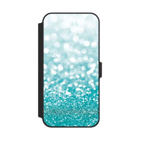 Apple iPhone 14 Plus NIVOflip Pluie de Paillettes Pétroles Look
