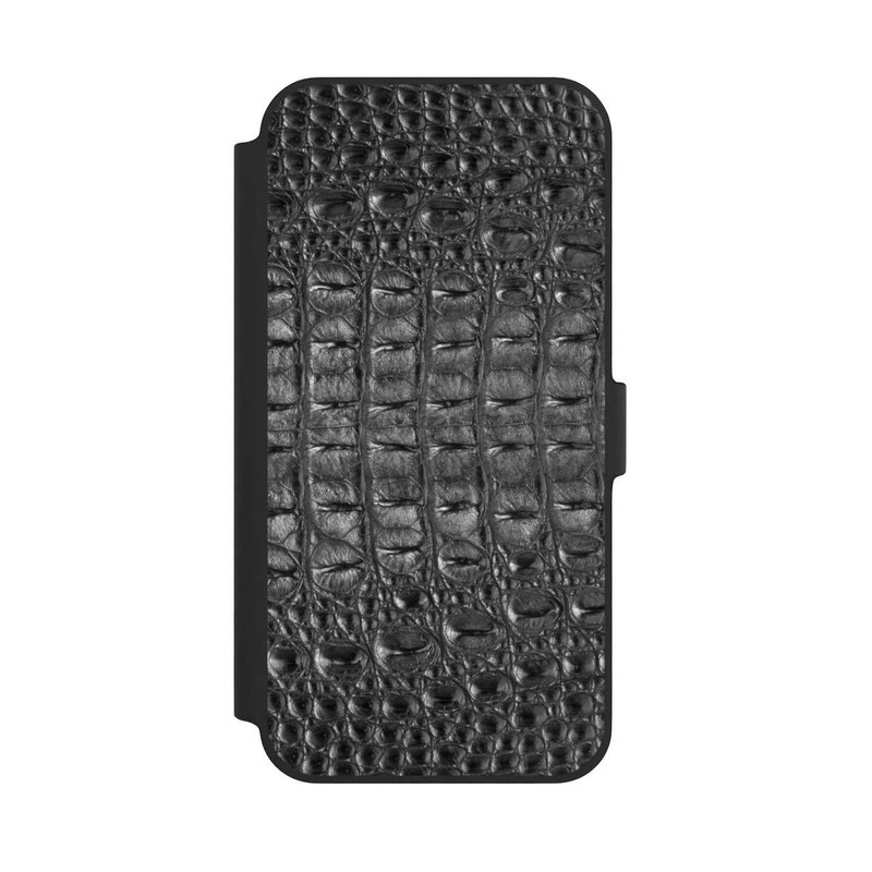 iPhone 14 Plus NIVOflip Croco Noir