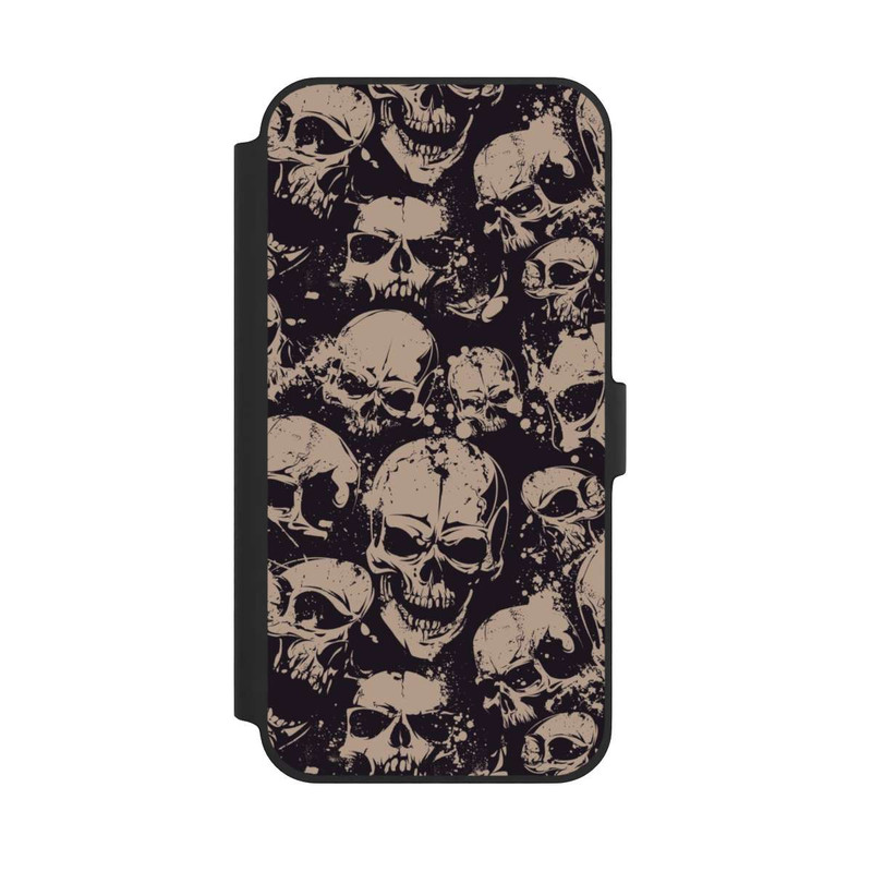 iPhone 14 Plus NIVOflip Crânes d'Halloween