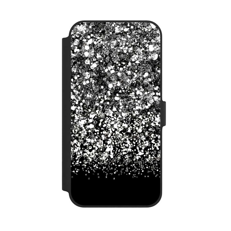 iPhone 14 Plus NIVOflip Schneefall Glitzerlook
