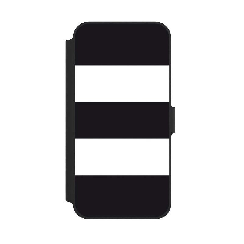 iPhone 14 Plus NIVOflip Rayures - Noir & Blanc