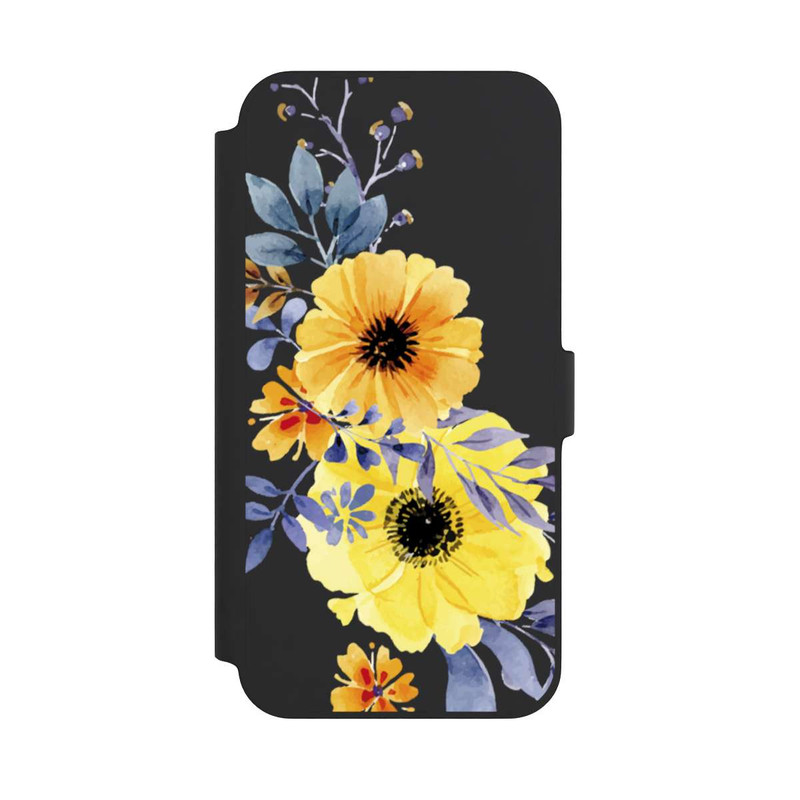 iPhone 14 Plus NIVOflip Fleurs Suédoises Jaunes