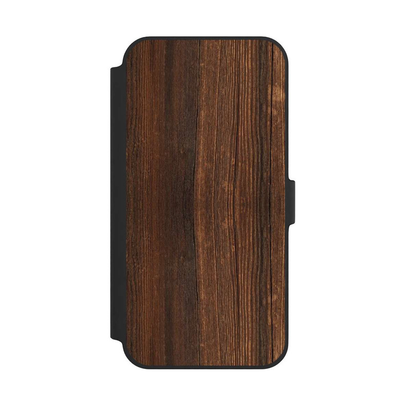 iPhone 14 Plus NIVOflip Nußbaum Holzlook
