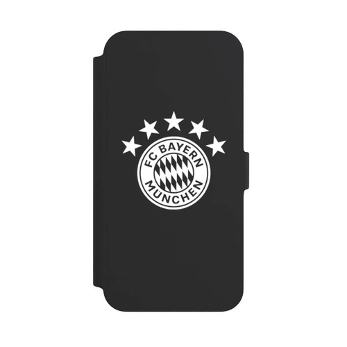 Apple iPhone 14 Plus NIVOflip FCB Logo einfarbig mit Sternen - ohne Hintergrund