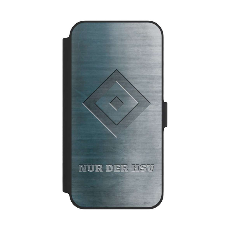 iPhone 14 Plus NIVOflip Nur der HSV Metalllook