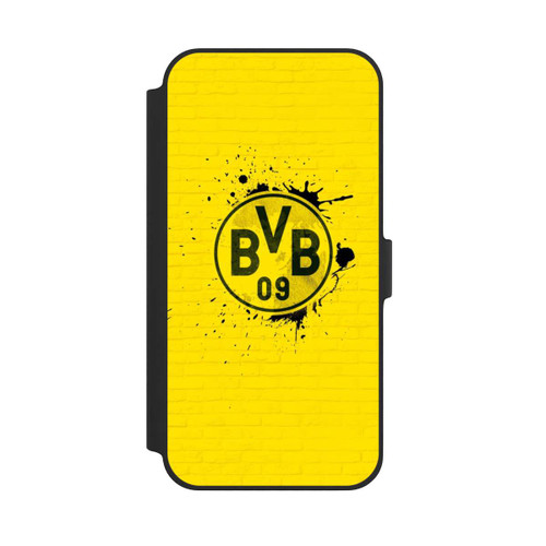 Apple iPhone 14 Plus NIVOflip Spraylogo Yellow - BVB