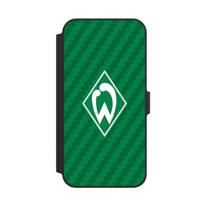iPhone 14 Plus NIVOflip Carbonlook - Werder Bremen