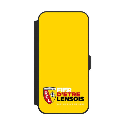 Apple iPhone 14 Plus NIVOflip Fond Logo RCL Jaune