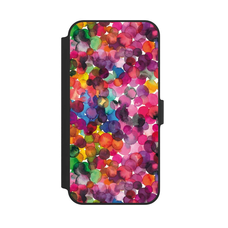 iPhone 14 Plus NIVOflip Überlappende Aquarellpunkte