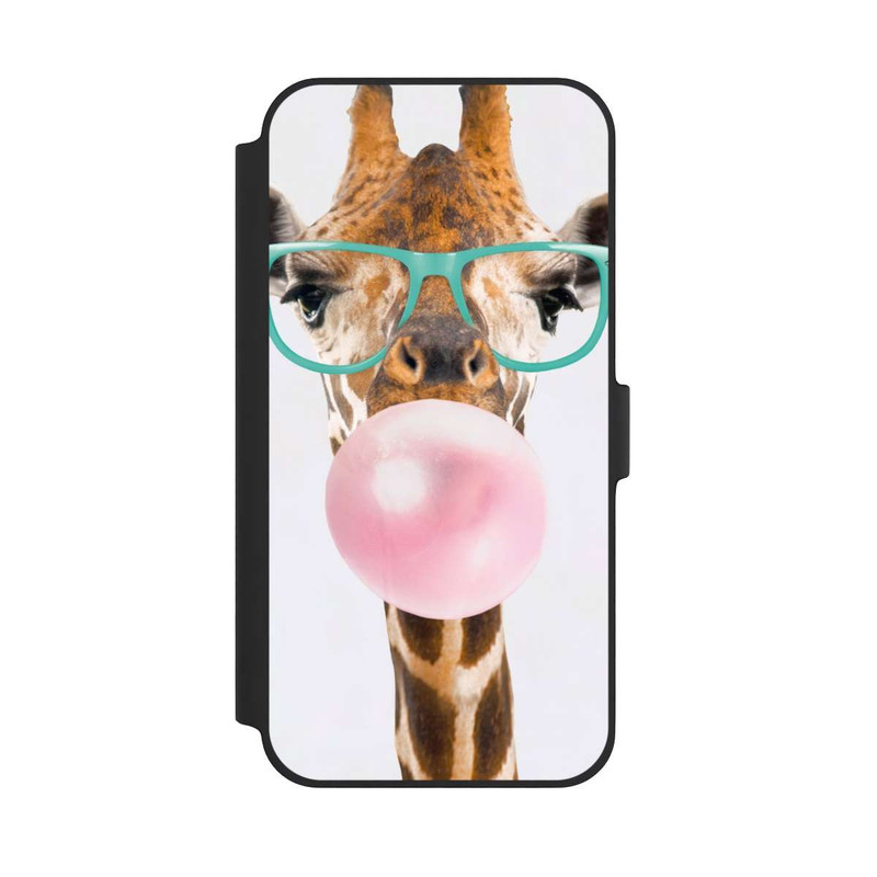 iPhone 14 Plus NIVOflip Giraffe mit Kaugummi